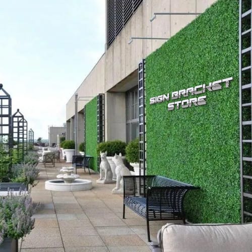 UV Outdoor Rated Boxwood Wall Signage