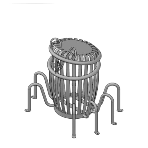 CCS34 - "Spider" Creature Can Litter Receptacle