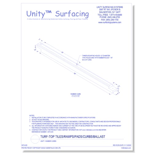 UNITY: Rubber Curbs