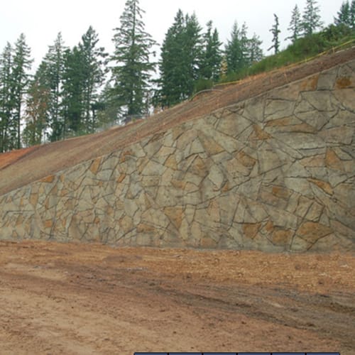 Fractured Flagstone Wall Finish