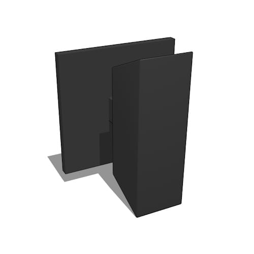 Qube 5" Wall Light - Double LED (STW775240)