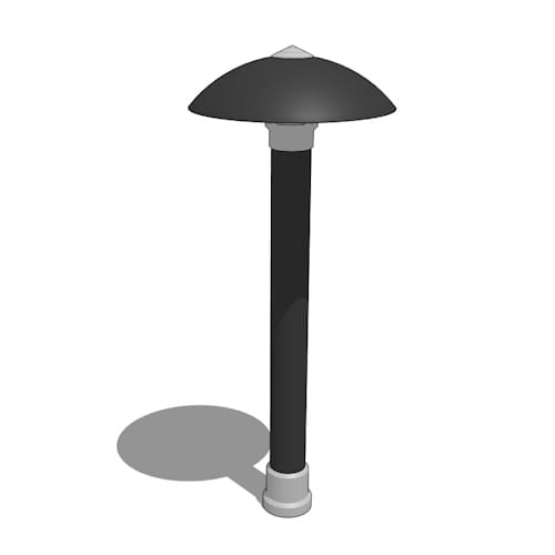 Domi 32" Bollard - 12V / Graduated Louvers (BLD850132)