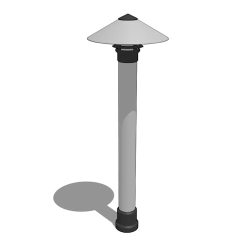 Artemis 32" Bollard - 12V / Graduated Louvers (BLD650132)