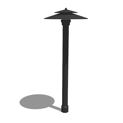 La Jolla 25" Pathlight - 10" Top / Integrated LED (PTA455209)