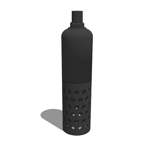Taos 7" Pendant - Perforated Shield (RPD110344)