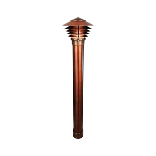 Pyrgos 32" Bollard - 12V / Graduated Louvers (BLD750232) preview 2