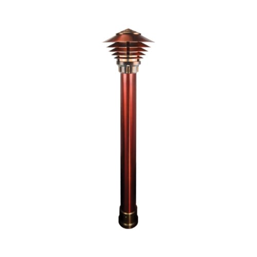 Pyrgos 25" Bollard - 12V / Graduated Louvers (BLD750222) preview 2