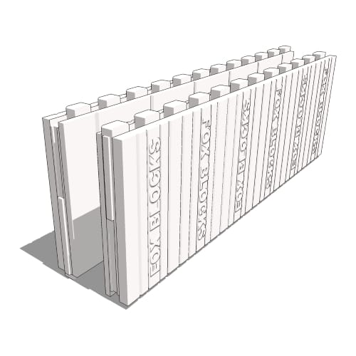 ICF 4" Straight Form