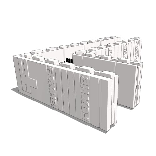 ICF 6" 90-Degree Half Form