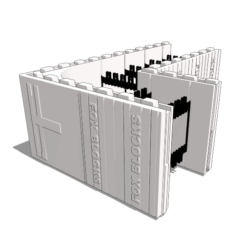 ICF 12" 90-Degree Corner Form
