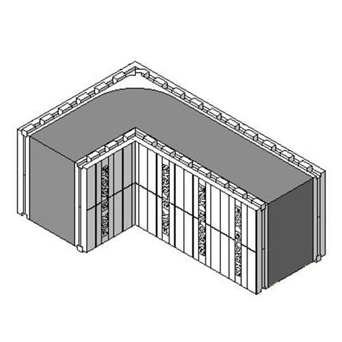 ICF 90-Degree Corner Block