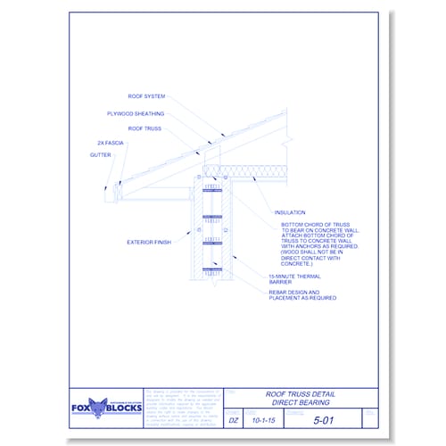 Roof Truss Direct Bearing
