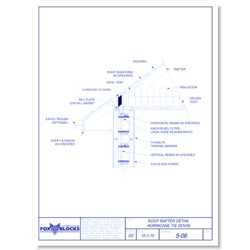 Roof Rafter Hurricane Tie Down