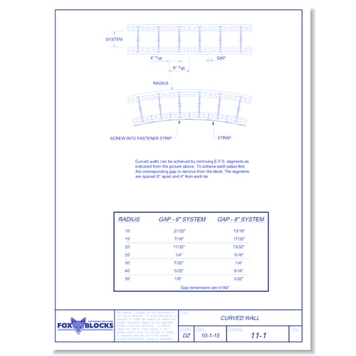 Radius Wall