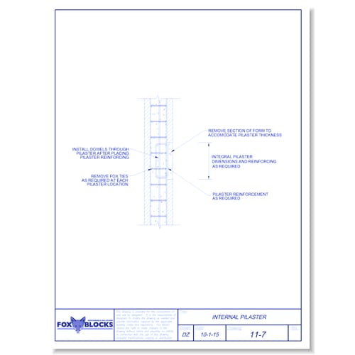 Internal Pilaster