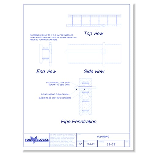 Plumbing Penetration