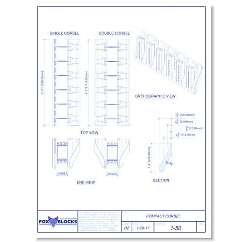 ICF Compact Corbel