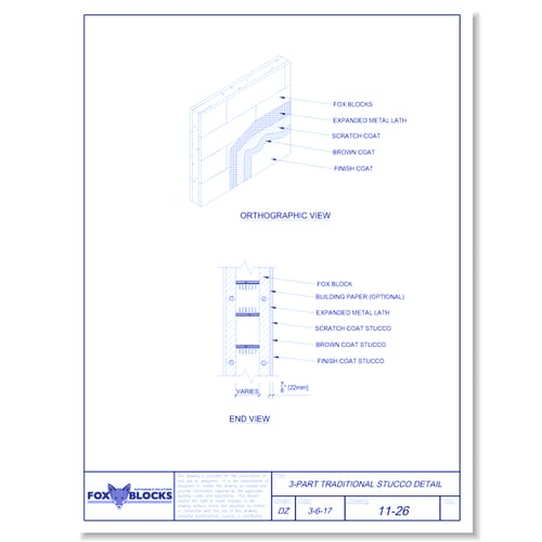 3-Part Traditional Stucco
