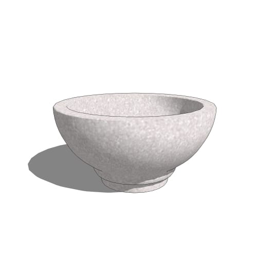 Round Concrete Planters