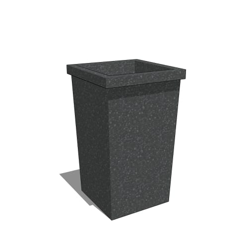 Stone Aggregate Trash Receptacles