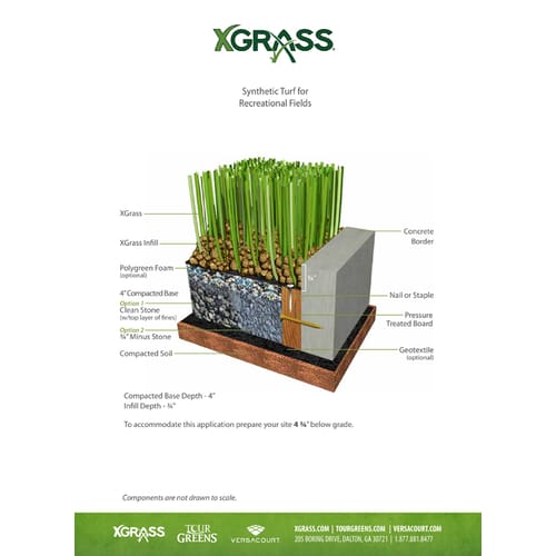 XGrass® Synthetic Turf for Recreational Fields