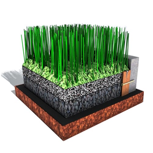 XGrass® Synthetic Turf for Play Areas - Installation with Rubber Impact Layer