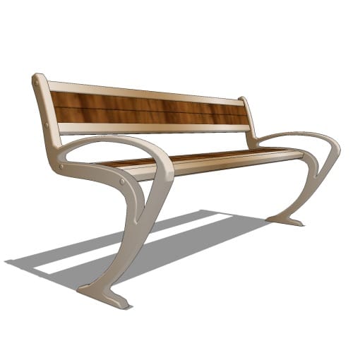 preview of TENAJ Park Bench ( TJB-5 )
