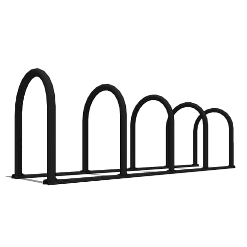 Model AP2-10-SM: Apex, Inverted U Bike Rack - Ten Space Rack, Surface Mount