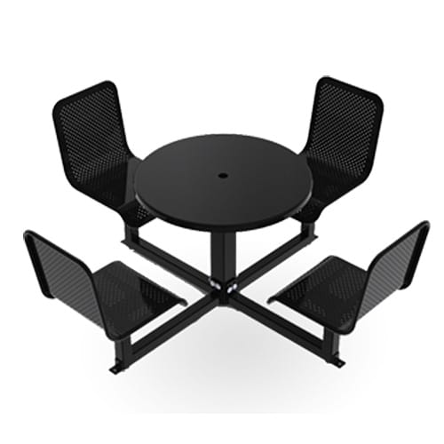 Public Metro Carousel Table