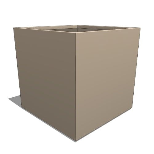 30'' Terrace Aluminum Planter (PS-230-AL-30x30x30)