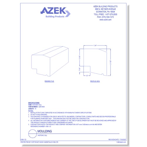 Historic Sill (AZM-6930)