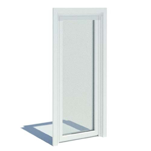 Series 7000 Doors: Standard Nail On - Inswing with Standard Hardware, Low Sill and 4" Kick Plate