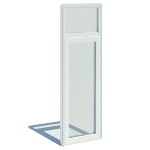 preview of Series 7000 Doors: Standard Nail On - Outswing with Standard Hardware, Standard Sill with Transom and 4" Kick Plate
