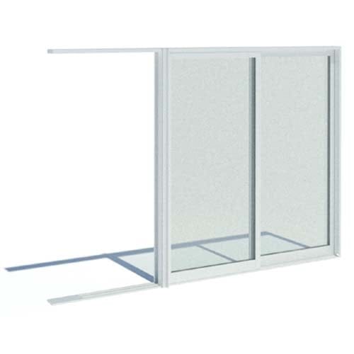 Series 8100 Doors: Thermally Broken Pocket Door - PXX - 3" UltraGlide Rollers, Standard Sill, No Screen