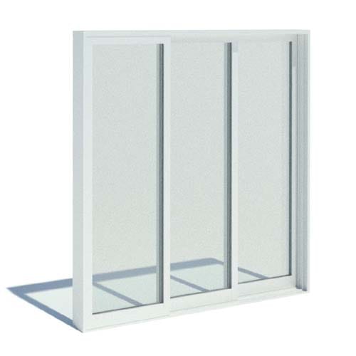 Series 8100 Doors: Thermally Broken Stacking Door - XXO - 3" UltraGlide Rollers, Standard Sill, No Screen
