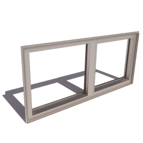 Series 6100 Windows: Standard Nail On - Fixed - Casement