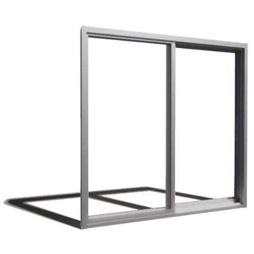 Series 6200 Windows: Nail On with Optional Block Frame - XO Sliding 3 1/8" Thermally Optimized Window