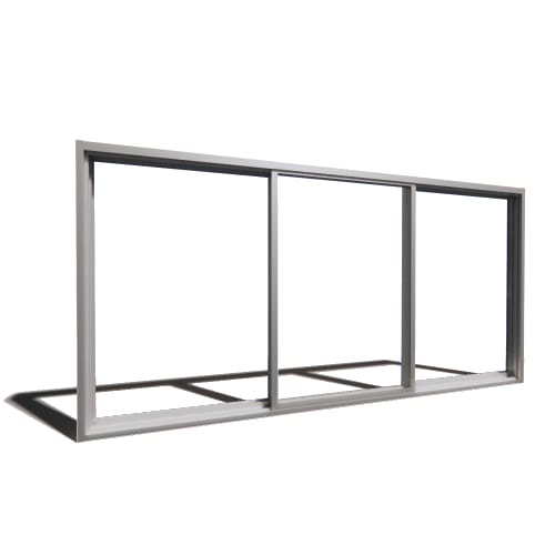 Series 6200 Windows: Nail On with Optional Block Frame - XOX Sliding 3 1/8" Thermally Optimized Window