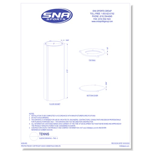 Sleeve Drawing - TNS - 3