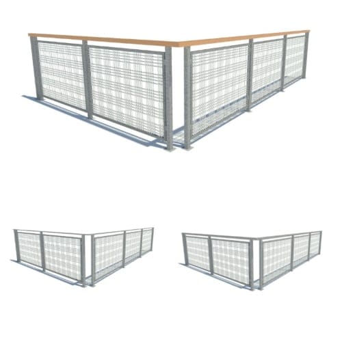 Mesh Railing Systems: Revit Template