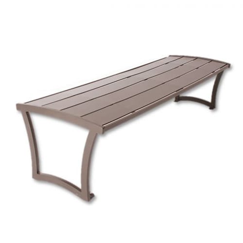 Madison Powder Coat Steel Backless Bench