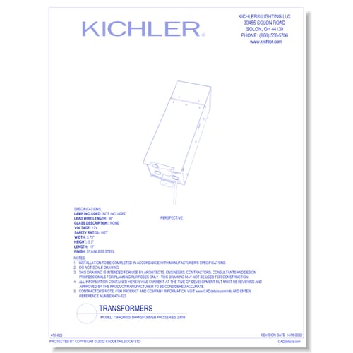 Model: 15PR200SS Transformer Pro Series 200W