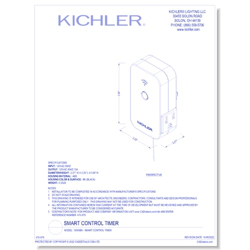 Model:  16085BK - Smart Control Timer