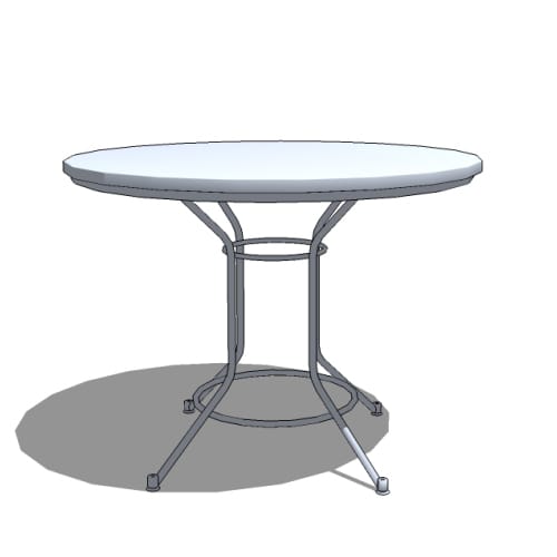 Café Table: Rod Steel Base