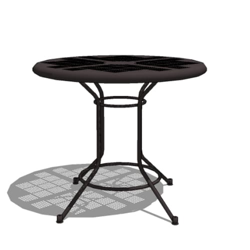 Café Table: Rod Steel Base