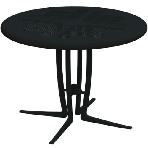 Café Table: 36 or 42 Inch Dia.,  with Wingra Base