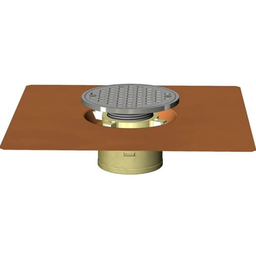 Adjustable Commercial Tile Deck Drain preview 2