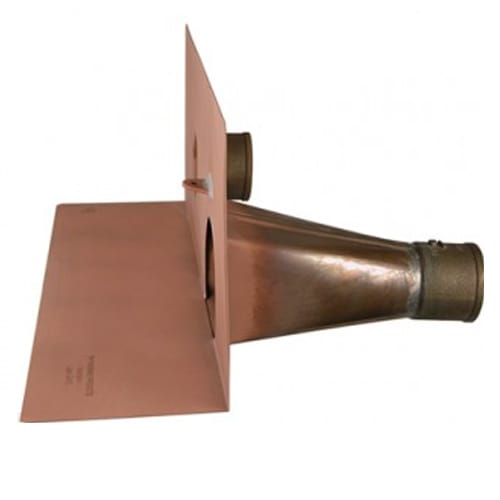 Through Wall Parapet Drain with Overflow