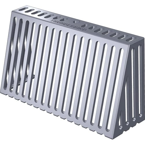 Parapet Drain Grate, Cast Aluminum or Copper