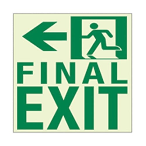 RAF2128 Luminous Final Exit Sign